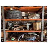 Vintage Wheels, Motor, and Car Parts
