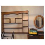 Mirror and Wall shelf