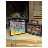 Spiderman and Batman Lunchboxes