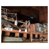 Shelf of Vintage Car Parts