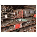 Shelf of Vintage Car Parts