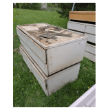 Two Metal Cabinets with Drawers