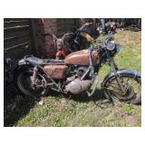 Vintage Yamaha 750 Motorcycle Parts Bike