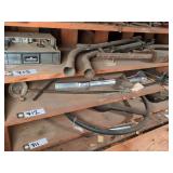 Shelf of Vintage Car Parts