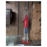 Marx Climbing Fireman Vintage Tin Toy