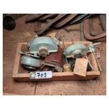 Shelf of Vintage Car Parts