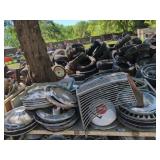 Vintage Hubcaps and Grills
