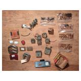 Shelf of Vintage Car Parts