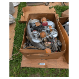 Vintage Motorcycle Taillights and Other Parts