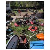 Vintage Mowers, Edger and Seeder