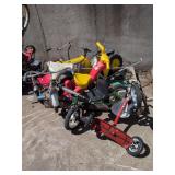 Toy Tricycles and Tractors