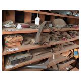 Shelf of Vintage Car Parts