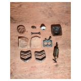 Shelf of Vintage Car Parts