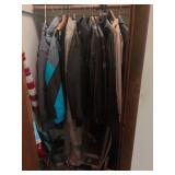 Coats, Umbrellas, Flag, Hand Vac