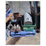 Vintage Typewriters, Cooler, and Car Parts