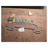 University of Kansas KU Lawrence, KS Metal Tag