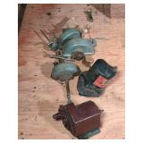 Shelf of Vintage Car Parts