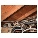 Shelf of Vintage Car Parts