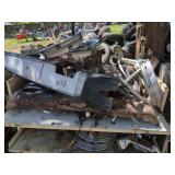 Vintage Steering Wheels, Center Console, Hubcaps, and Other Parts