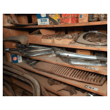Shelf of Vintage Car Parts
