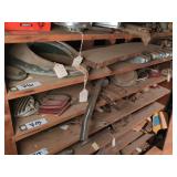 Shelf of Vintage Car Parts