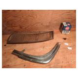 Shelf of Vintage Car Parts