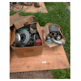 Vintage Vehicle Headlights and Other Parts