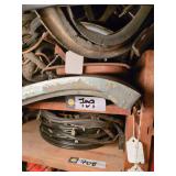 Shelf of Vintage Car Parts