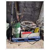 Vintage Barrel, Hoses, and Other Items