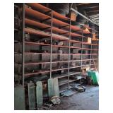 Metal Shelving and Contents