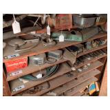 Shelf of Vintage Car Parts