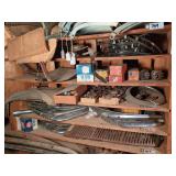 Shelf of Vintage Car Parts