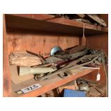 Shelf of Vintage Car Parts