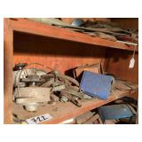 Shelf of Vintage Car Parts