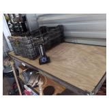 Shelving Unit and Contents of Top Two Shelves