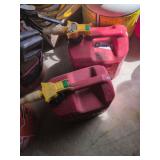 Two 2.5 Gal Gas Cans