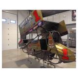 As-Is Frame, Chassis & Wing (Historic Motorsport Artifact)