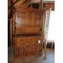 YOUNG REPUBLIC BROWN WOOD CHINA HUTCH