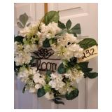 WHITE FLORAL WREATH