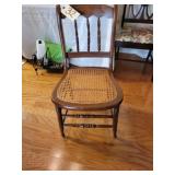 VICTORIAN CANE SEAT CHAIR