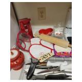 KITCHEN KNIVES & MISC ITEMS