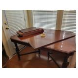 LOUIS XIII DINING TABLE & 6 DINING CHAIRS