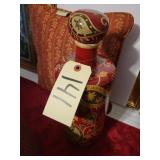 DECORATIVE BOTTLE W/STOPPER TABLE RUNNER