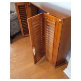 WOOD STORAGE T.V. CABINET