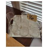 8 PUNCH CUPS ARLINGTON CLEAR PATTERN