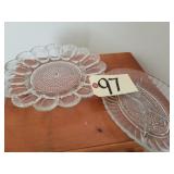 OVAL DIVIDED DISH & EGG DISH