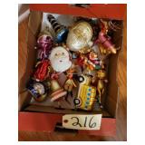 VINTAGE LOOK GLASS ORNAMENTS