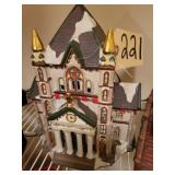 CHRISTMAS VILLAGE LIGHTED CHURCH