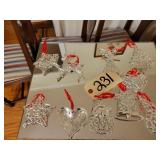 LENOX SPARKLE SILVER PLATED ORIENTAL 10 PCS