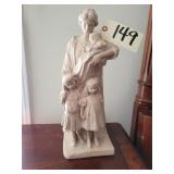 MOTHER W 3 CHILDREN STATUE
